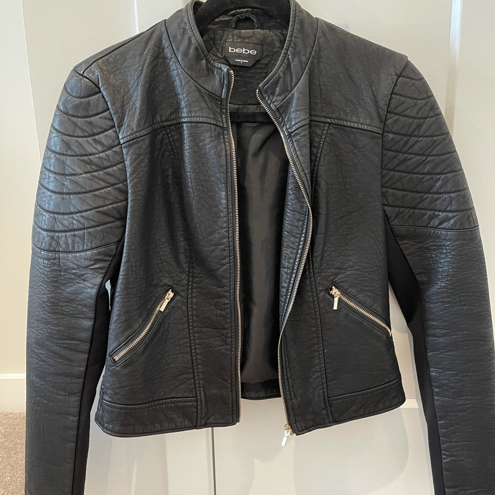 Bebe faux leather jacket